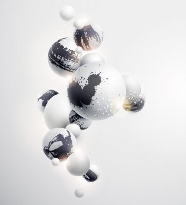 3D ballen in klodders