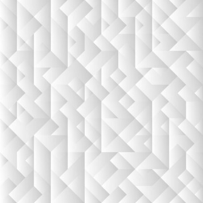 Behang 3d grijze geometrische achtergrond