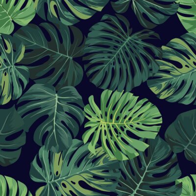 3D jungle met bladeren