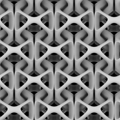 3D-kettingmotief in een computerversie