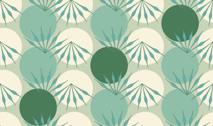 Behang Abstract bamboebos