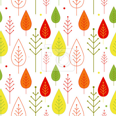 Behang Abstract Blad Bos