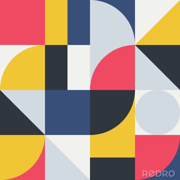 Behang Abstract Geometry Pattern Graphic 06