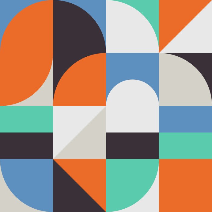 Behang Abstract Geometry Pattern Graphic 09