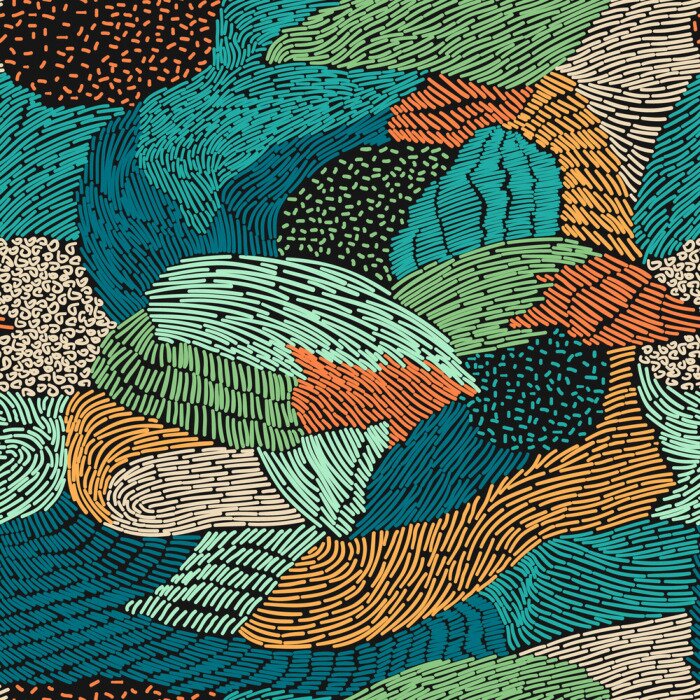 Behang Abstract naadloos patroon. Grunge ontwerp