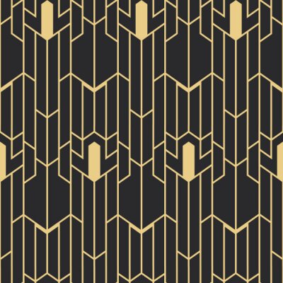 Abstract patroon in art deco stijl