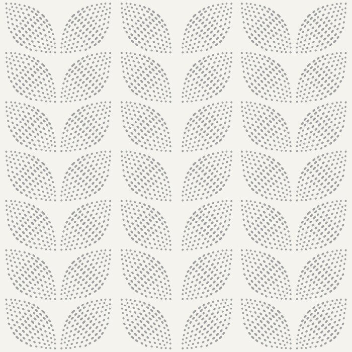 Behang Abstract patroon met symmetrische bladeren