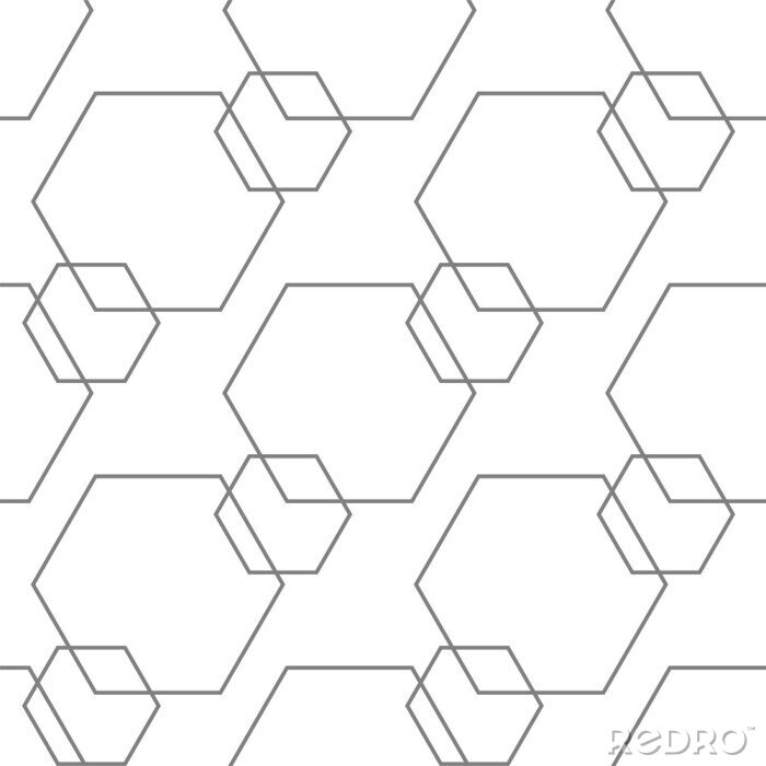 Behang Abstract seamless pattern, minimal geometric background. repeatable texture.