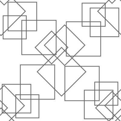 Behang Abstract seamless pattern, minimal geometric background. repeatable texture.