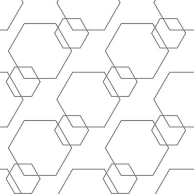 Behang Abstract seamless pattern, minimal geometric background. repeatable texture.