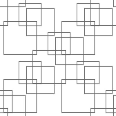 Behang Abstract seamless pattern, minimal geometric background. repeatable texture.