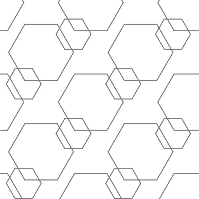 Behang Abstract seamless pattern, minimal geometric background. repeatable texture.
