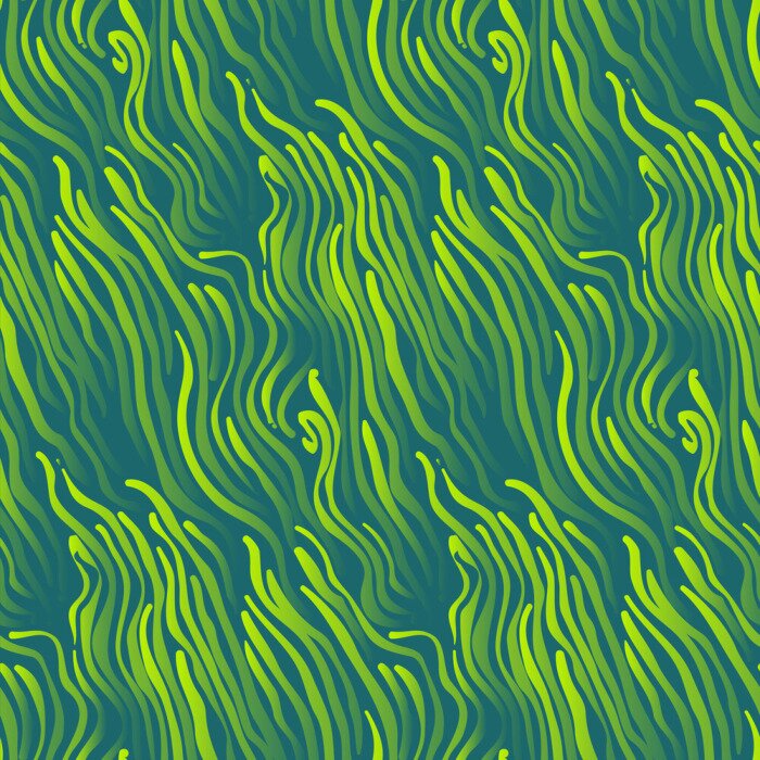 Behang Abstract zeegras