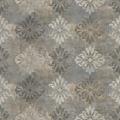 Behang Abstracte bloemen op beton achtergrond