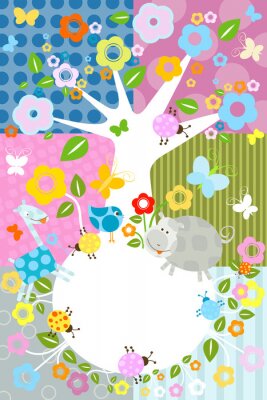 Abstracte boom en natuur