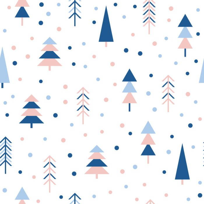 Behang Abstracte bos naadloze patroon achtergrond. Kinderachtig eenvoudig handgetekend deksel voor ontwerpkaart, behang, album, plakboek, vakantiepapier, textielstof, zakdruk, t-shirt, enz.