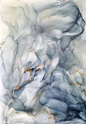 Abstracte compositie van grijs blauw marmer