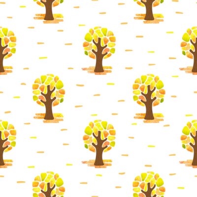 Behang Abstracte herfst