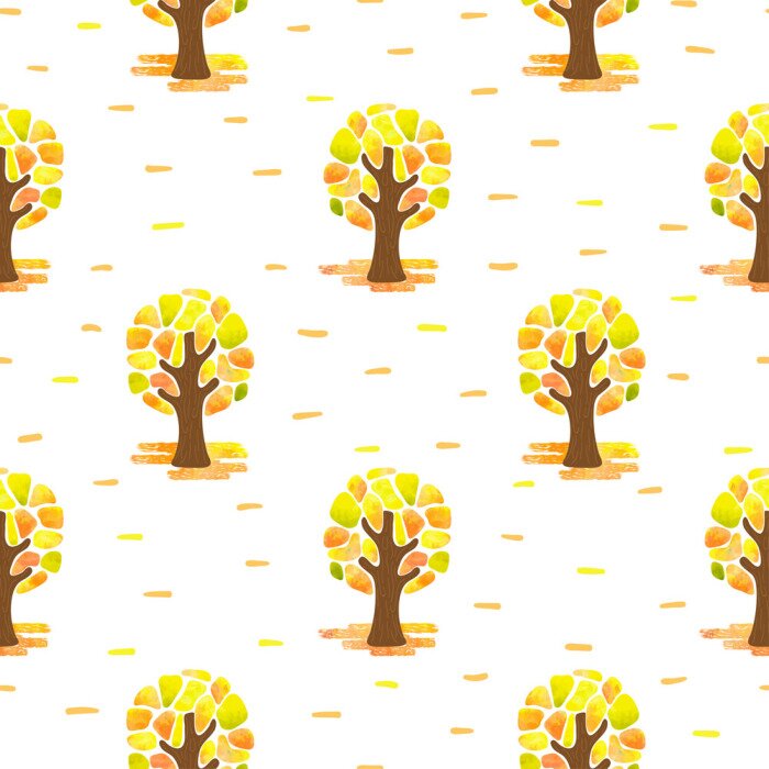 Behang Abstracte herfst