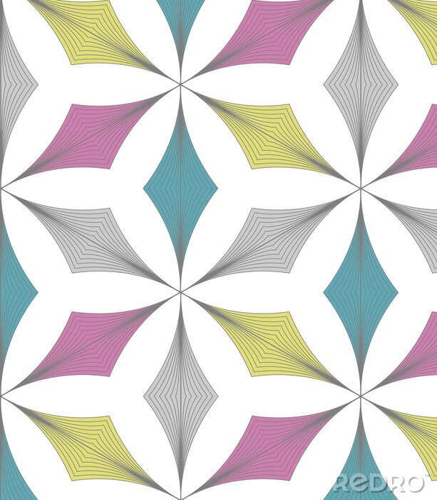 Behang Abstracte meetkunde