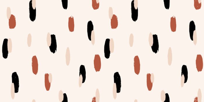 Behang Abstracte penseelstreken op een beige achtergrond