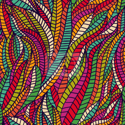 Behang Abstracte planten die in de zee drijven