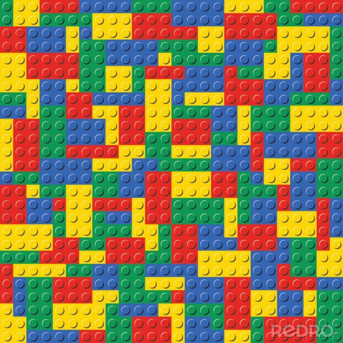 Behang Achtergrond van gestapelde blokken