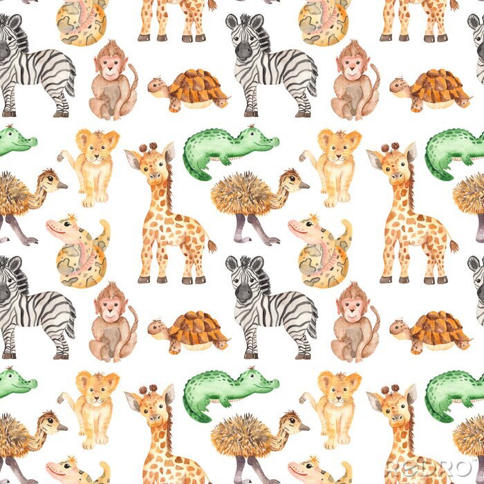 Behang Afrikaanse kleine dieren