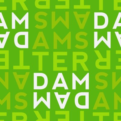 Behang Amsterdam, Netherlands seamless pattern