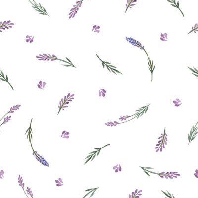 Behang Aquarel bloemmotief