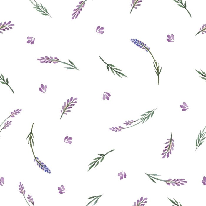 Behang Aquarel bloemmotief