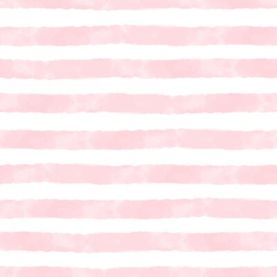 Behang Aquarel patroon met onregelmatige roze strepen