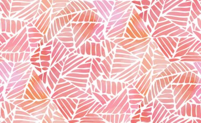 Behang Aquarel patroon van kleurrijke zomer abstractie