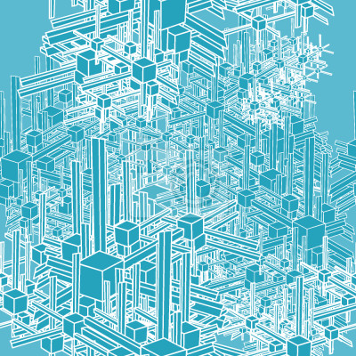 Behang Arctic Metropolis