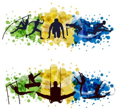 Behang Atletica, Ginnastica Artistica, Olimpiadi, Gare e Competizioni