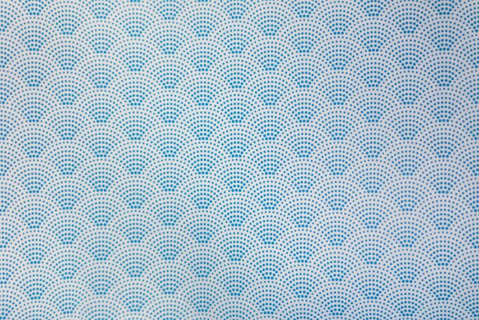 Behang background of blue japanese dotted style wave pattern teture