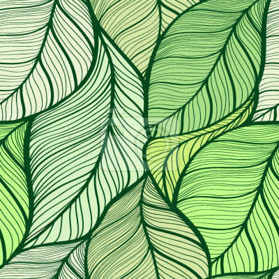 Behang Bad van Bladeren