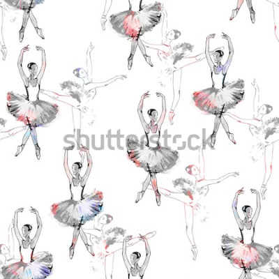 Behang Balletpatroon voor de jeugd