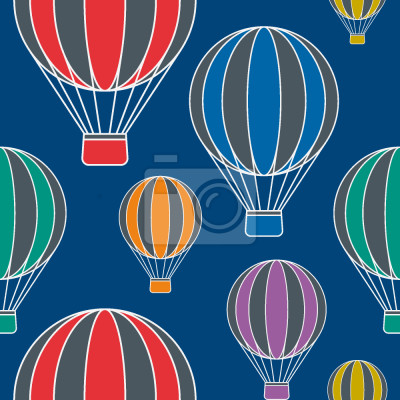 Behang Balloneren's 's nachts