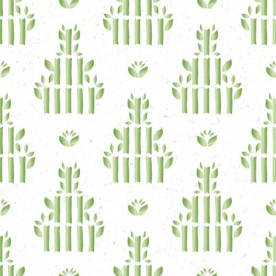 Behang Bamboe constructie