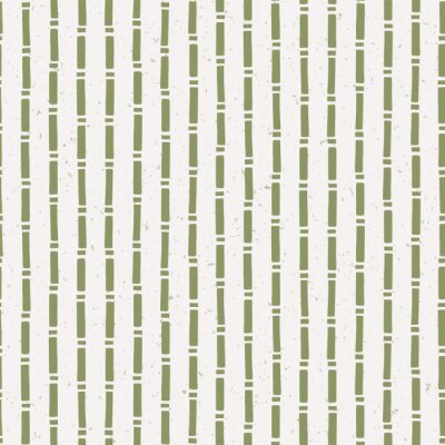 Behang Bamboe stam in zacht groen