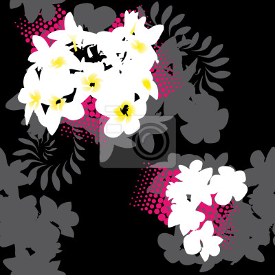 Behang beach Bloemen