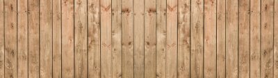 Beige houten schutting