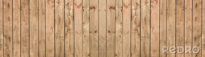 Behang Beige houten schutting