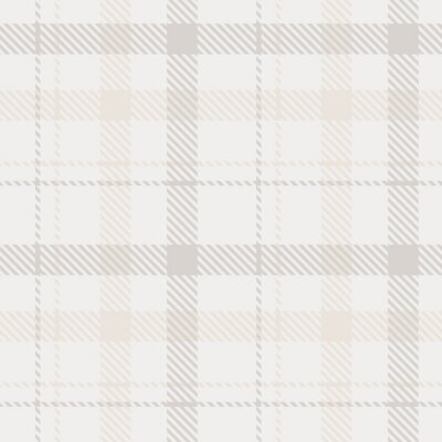 Behang Beige klassieke ruit in shabby chic stijl