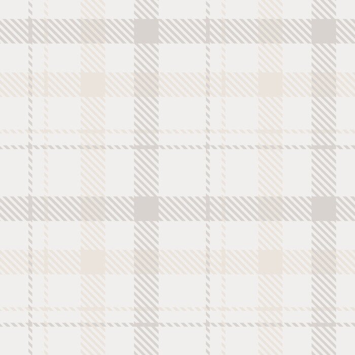 Behang Beige klassieke ruit in shabby chic stijl