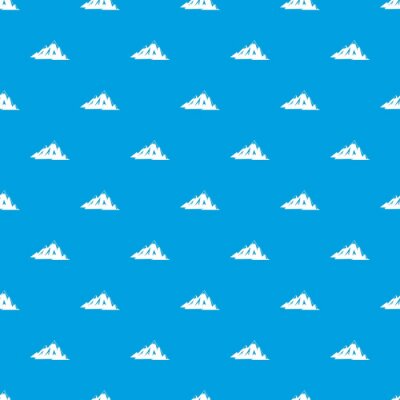 Behang Berglandschap van hoge toppen