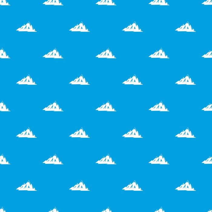 Behang Berglandschap van hoge toppen