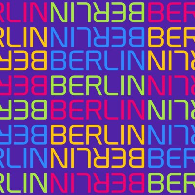 Behang berlin, germany seamless pattern