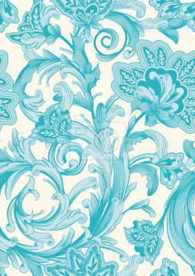 Behang Betovering van Crystal Bloemen